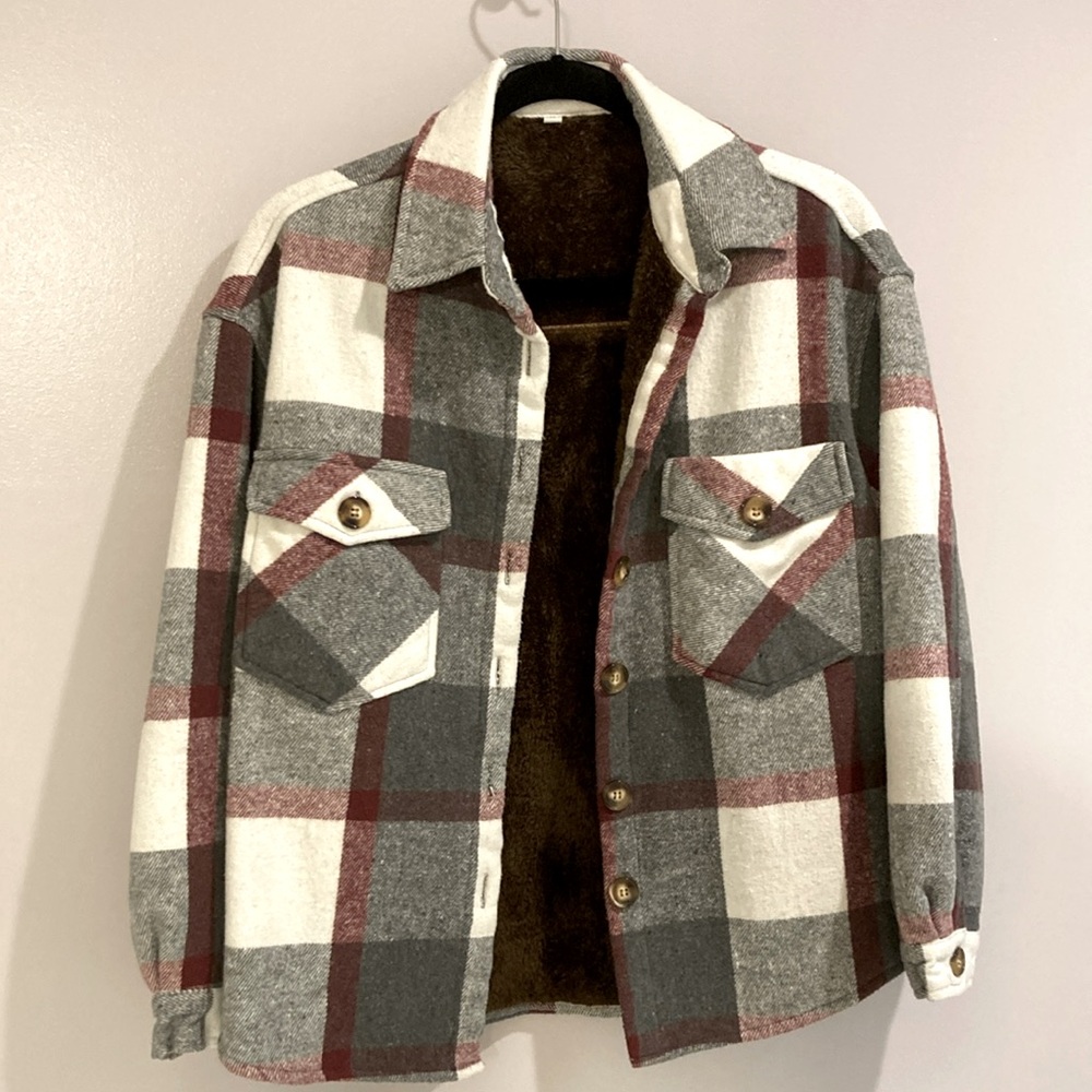 Plaid Flannel with Plush Lining